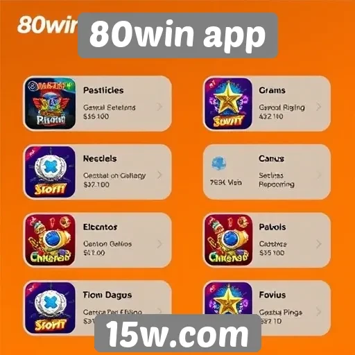 Recursos e funções do 80win app para jogadores